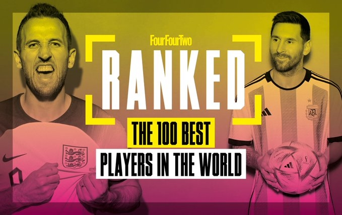 国际足球巨星排行榜（442评2022年百大球星：哈兰德居首，姆巴佩第4、梅西第5、C罗44）