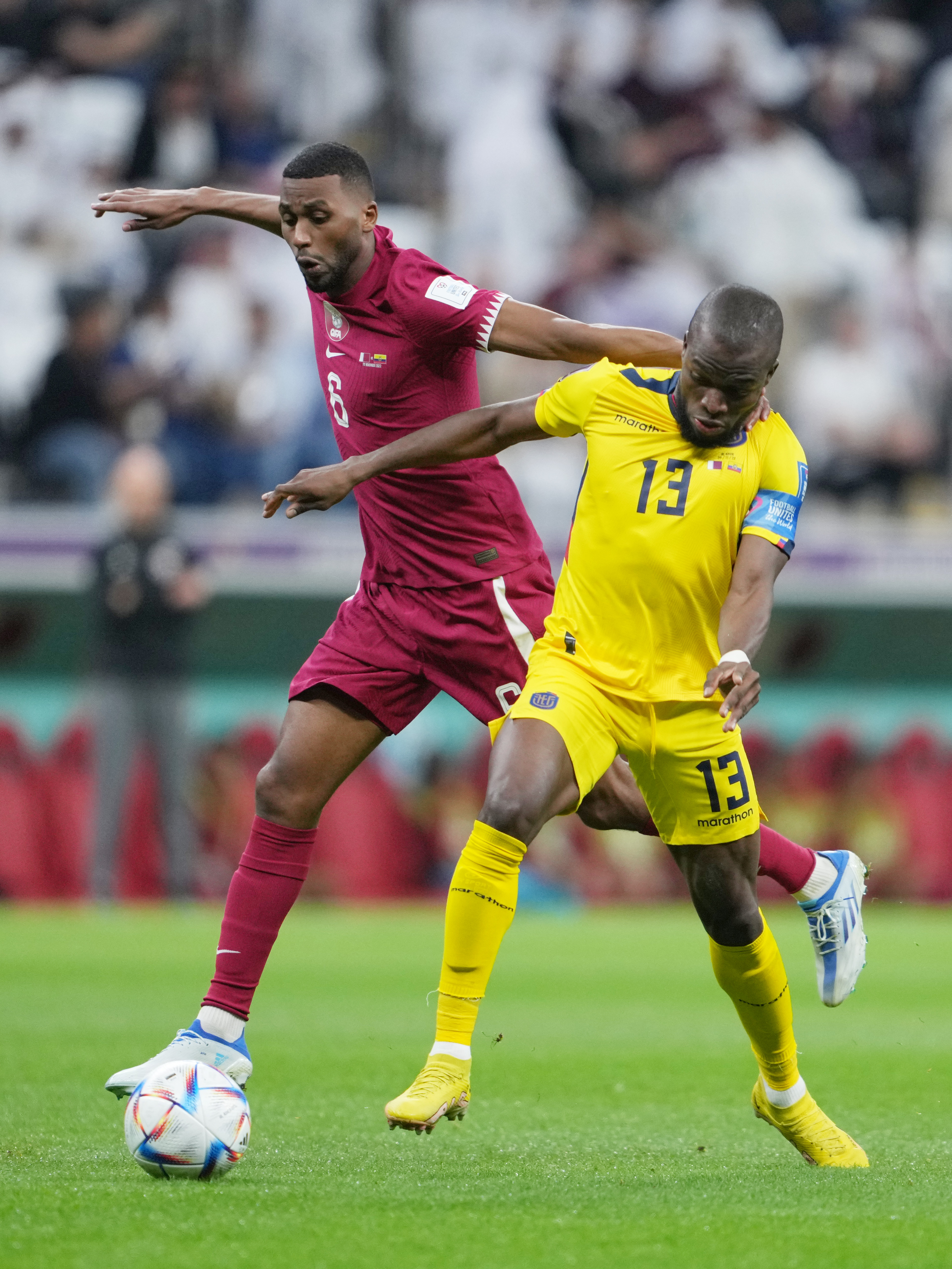 世界杯揭幕战图片（（卡塔尔世界杯）揭幕战：卡塔尔队对阵厄瓜多尔队(11)）