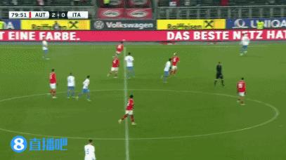 友谊赛-阿拉巴任意球世界波施拉格尔破门 意大利0-2奥地利