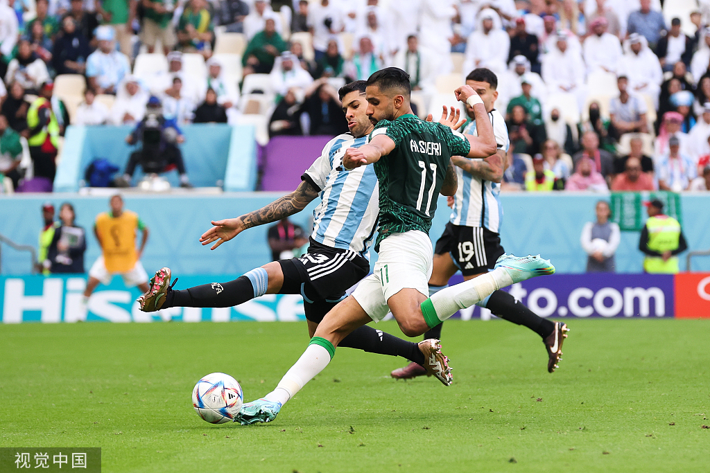 世界杯爆出首个冷门，阿根廷1-2遭沙特逆转