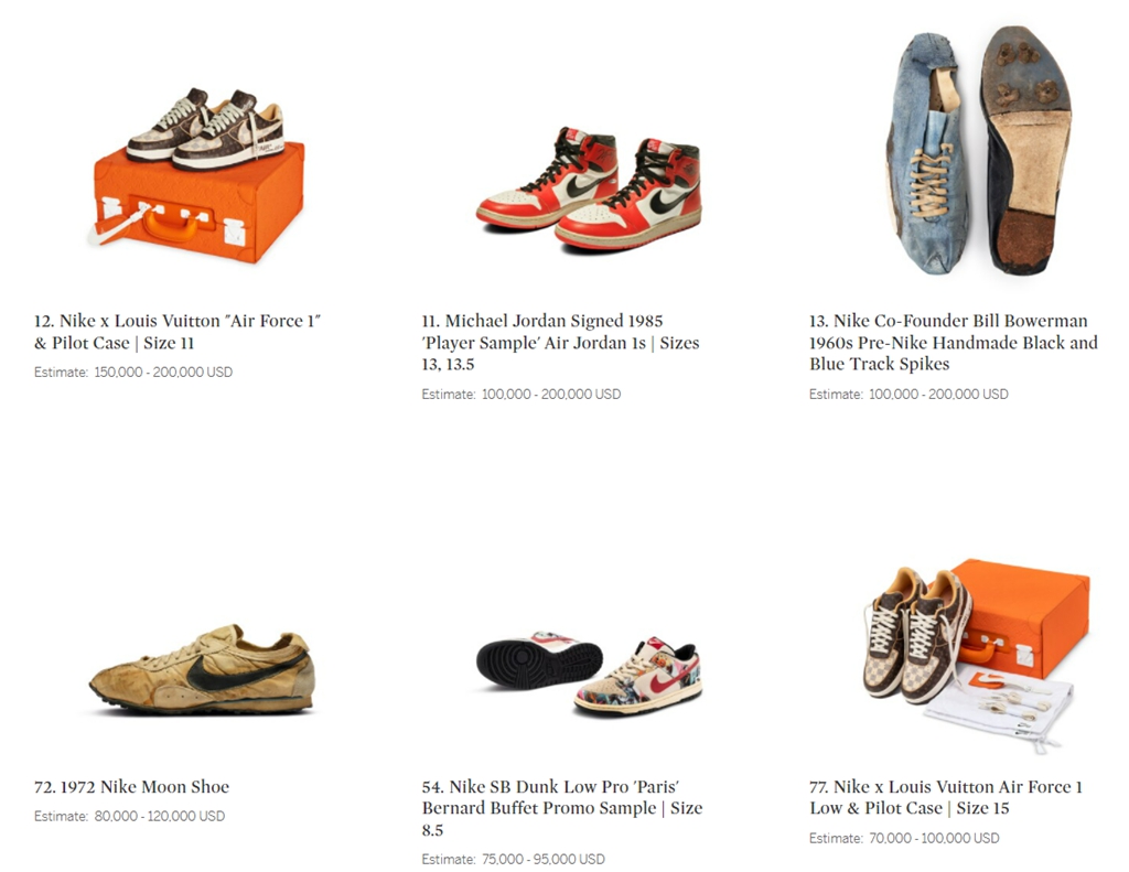 最贵的篮球鞋多少钱（苏富比「球鞋拍卖」成交价出炉！天价 MAG 无缘前十！最贵一双果然是 ……）