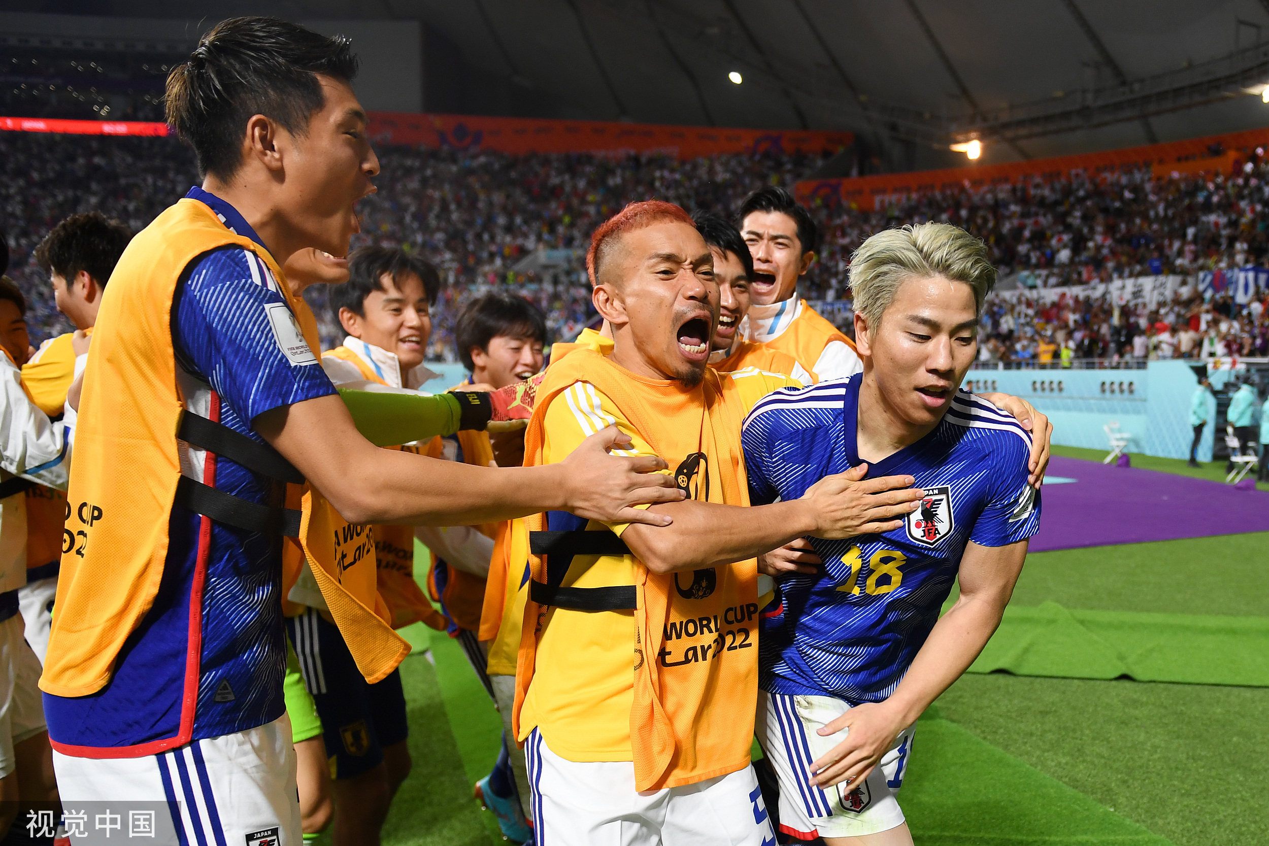 日本國家隊世界杯成績（日本隊2比1逆轉取勝，如今亞洲球隊是德國隊的世界杯夢魘）