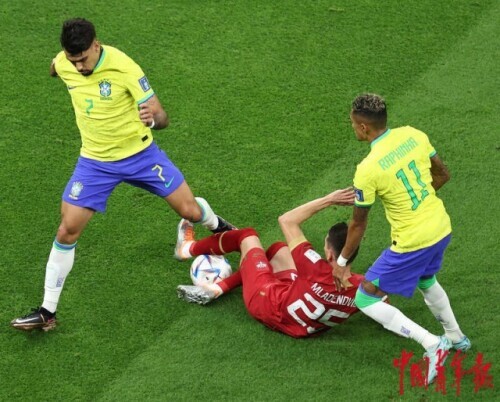 巴西队首秀战胜塞尔维亚 多图回顾精彩瞬间