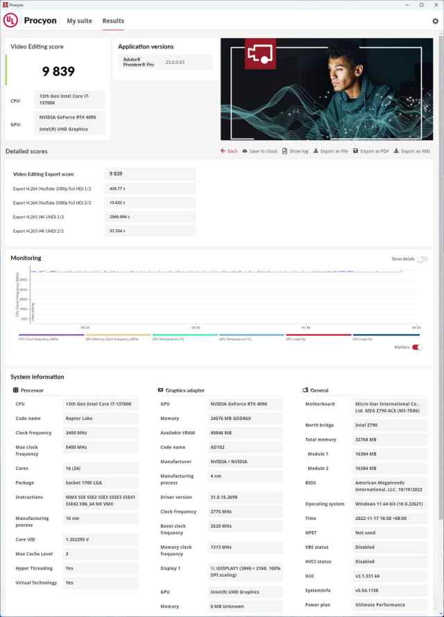 Studio内容创作首选处理器，英特尔Core i7-13700K评测