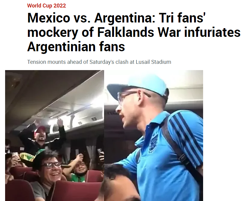 英格兰23人点评(墨西哥球迷高唱“马岛上人们说英语”，阿根廷球迷愤怒制止)
