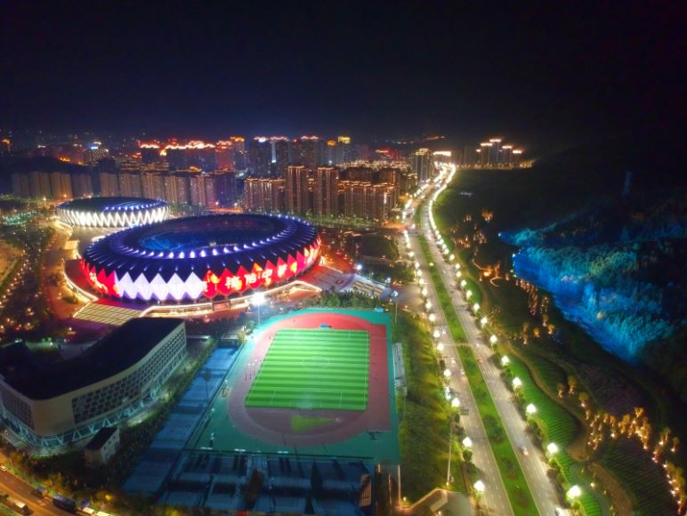 福建省第十七届运动会于27日晚在南平开幕