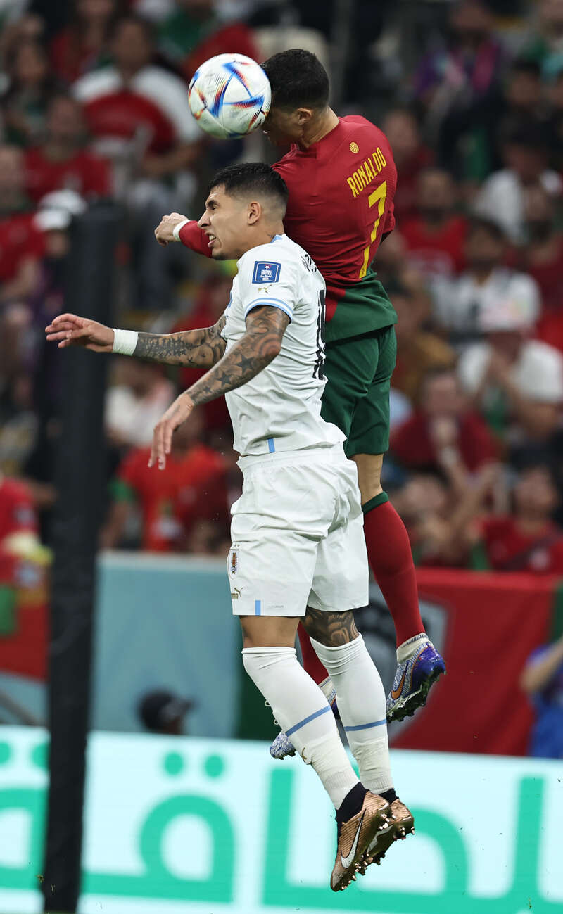 葡萄牙队2比0战胜乌拉圭队晋级16强