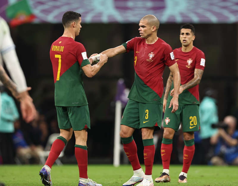 葡萄牙队2比0战胜乌拉圭队晋级16强