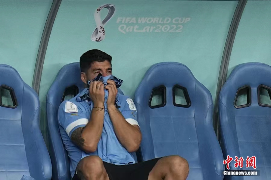 世界杯乌拉圭战绩（乌拉圭因进球数少于韩国而出局，苏亚雷斯泪洒赛场）