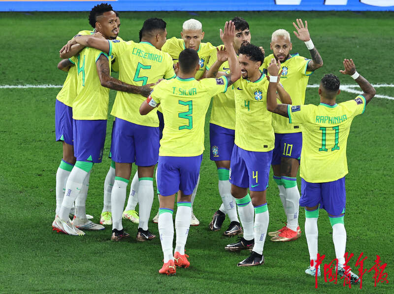 巴西4：1大胜韩国“太极虎”连续5届世界杯止步8强