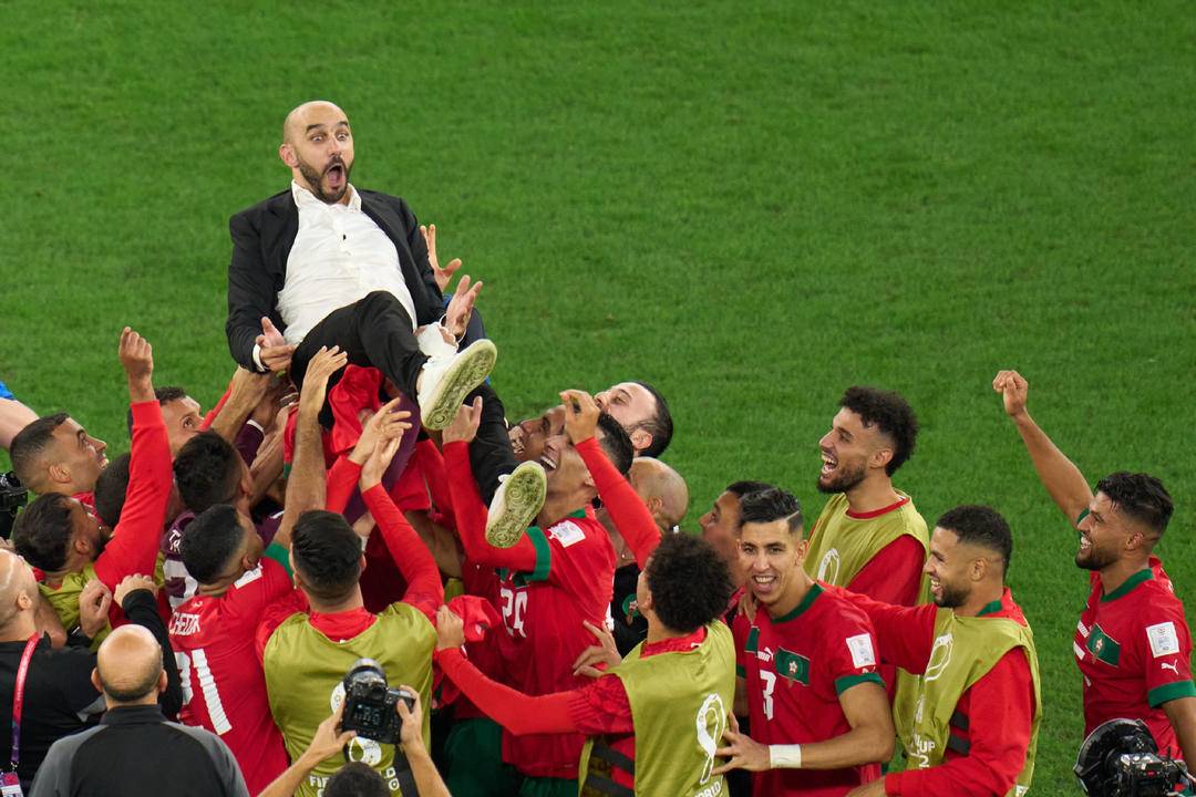 西班牙全场0进球 摩洛哥首进世界杯八强