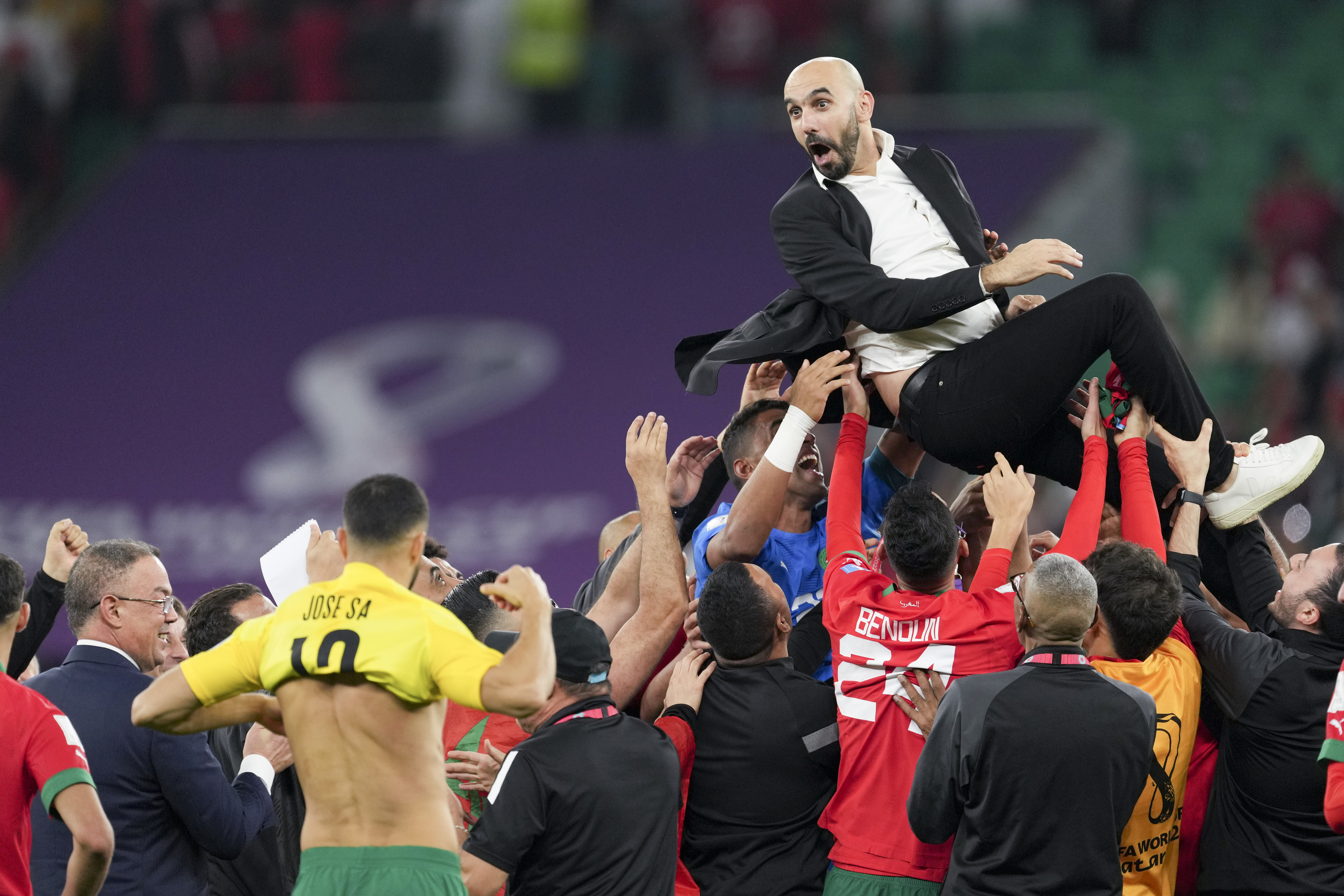 卡塔尔世界杯｜摩洛哥力克葡萄牙 非洲球队首进世界杯四强