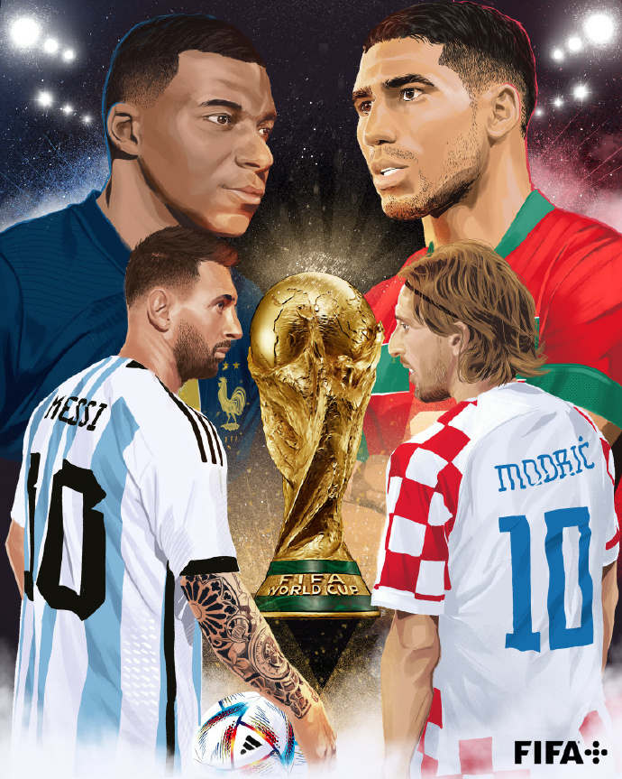 世界足球锦标赛2022（海看世界杯丨四强诞生！摩洛哥创造奇迹 英格兰惜败法国）