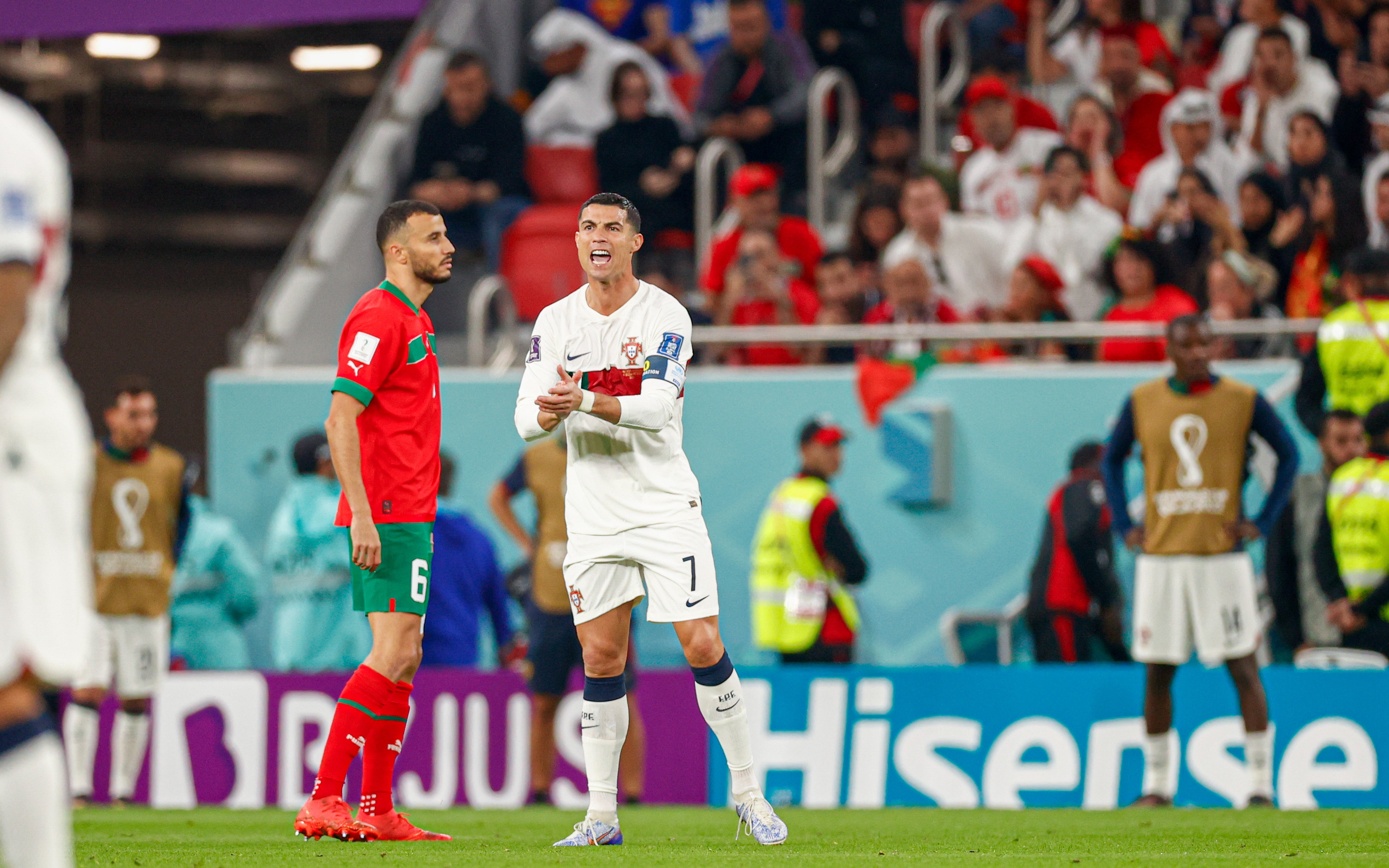 世界杯足球单场竞（C罗追平国家队出场纪录，淘汰赛0进球告别世界杯｜数说）