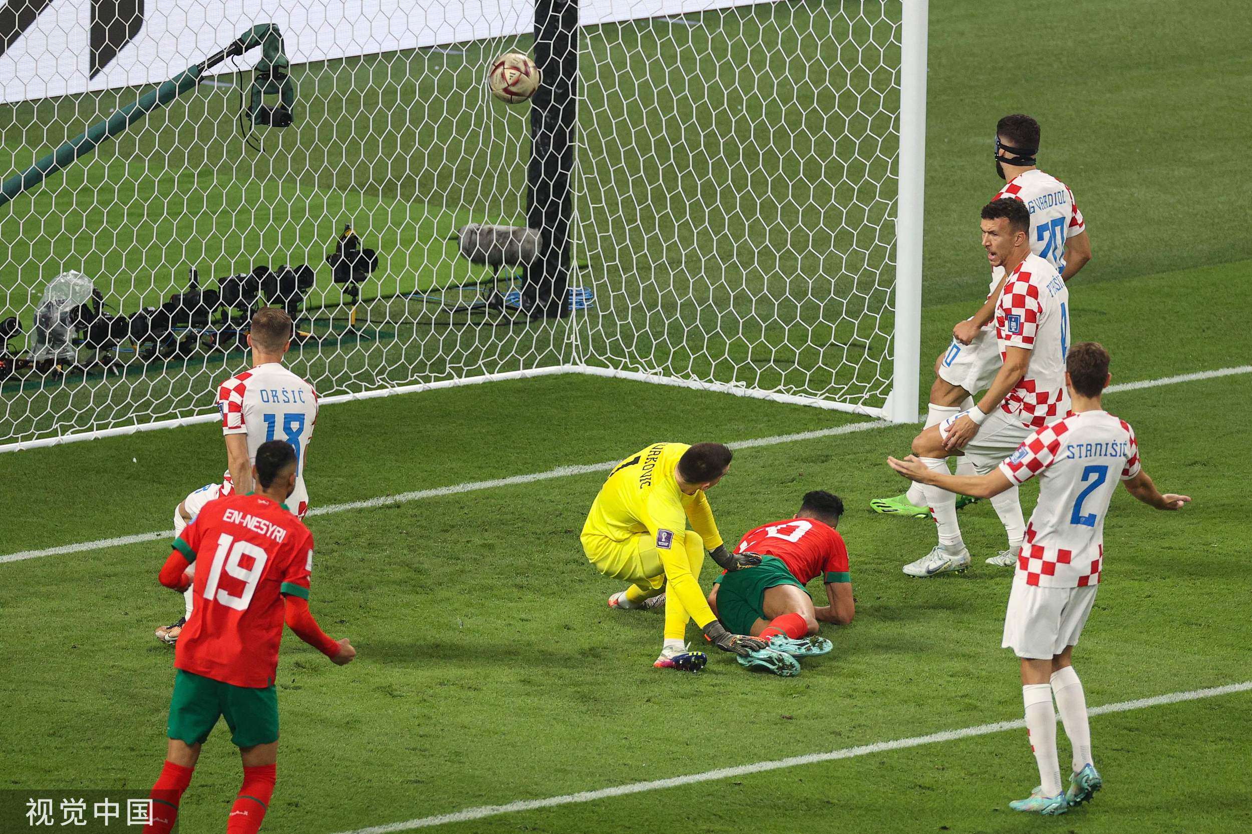 克罗地亚2比1战胜摩洛哥，队史第二次夺得世界杯季军