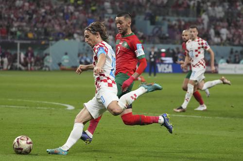 2︰1战胜摩洛哥 克罗地亚队史第二次获得世界杯季军