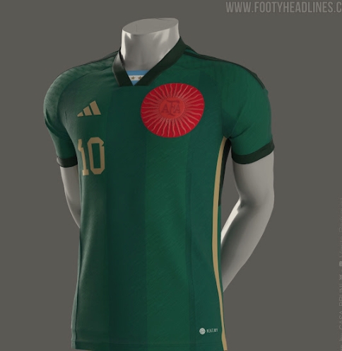 世界杯各国球衣阿根廷（阿根廷x孟加拉国概念球衣：主色调为绿色，融入两国国旗元素）