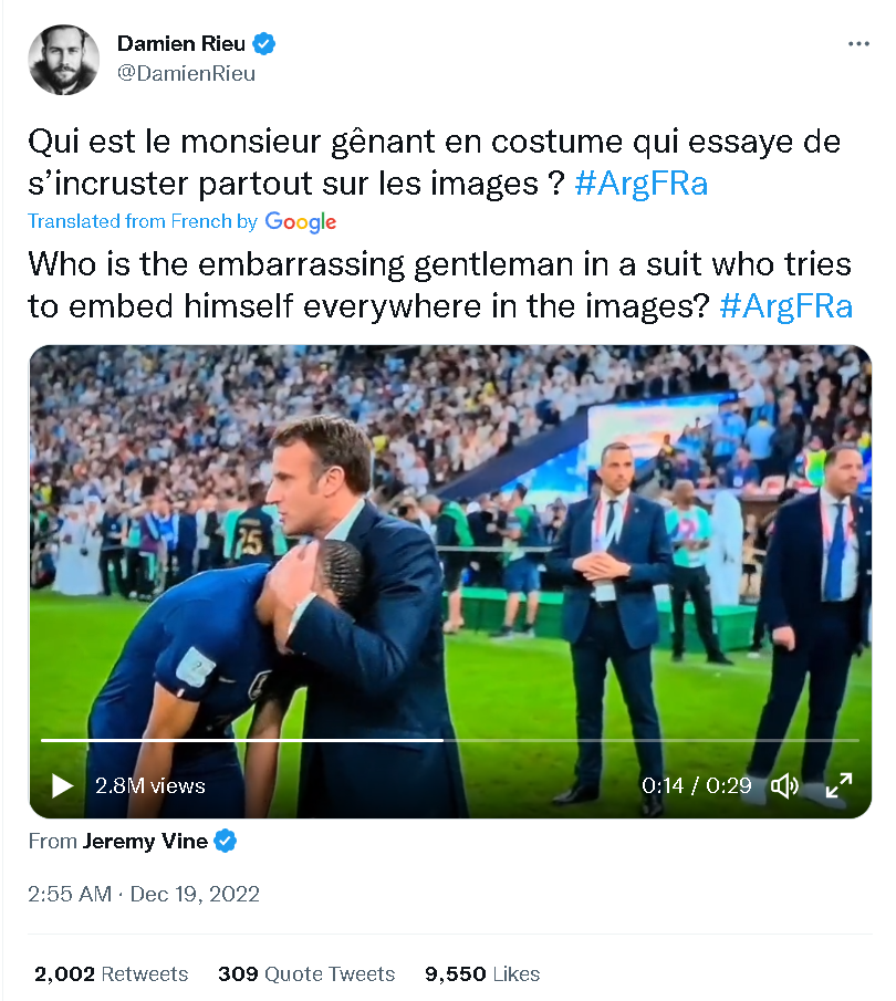 昨晚世界杯中国结果（阿根廷击败法国赢得世界杯冠军，马克龙却成网民吐槽对象……）