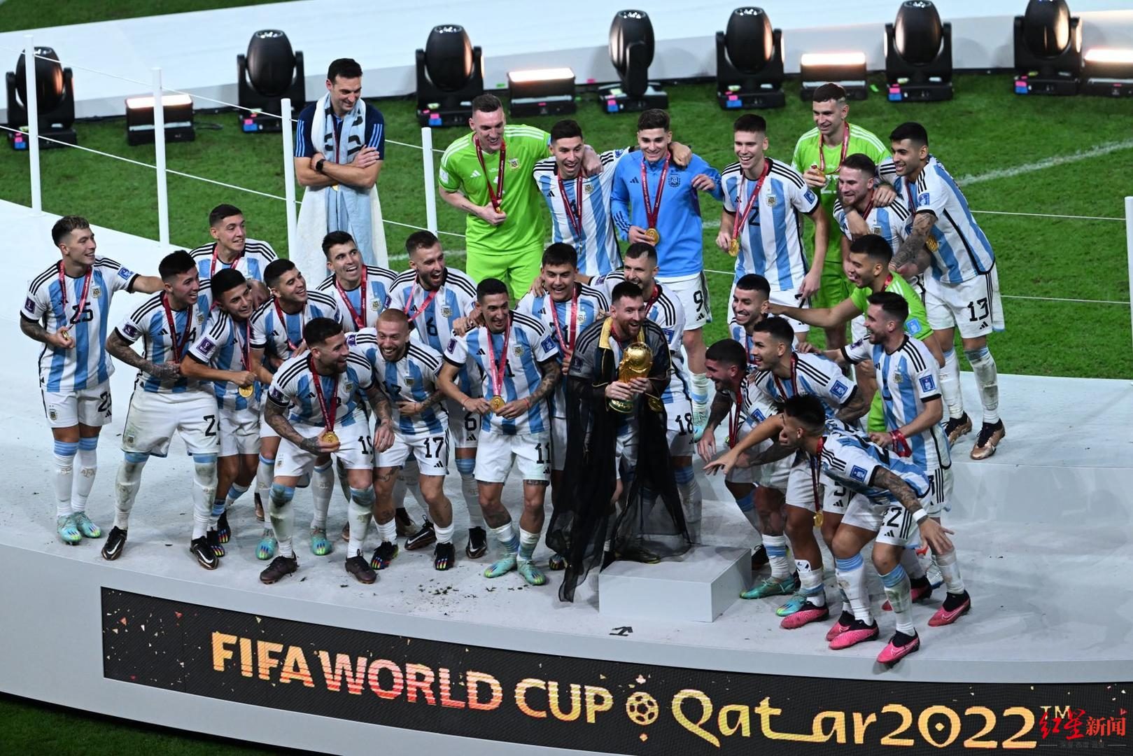 阿根廷队加冕之路：首战输球爆大冷，随后6连胜一举夺冠