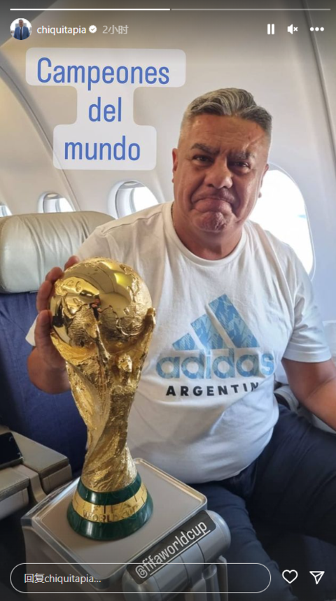 世界杯冠军结果（阿根廷队第三次夺得世界杯冠军 阿足协主席正带着大力神杯乘飞机返国）