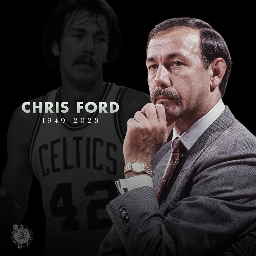绿军名宿克里斯-福特去世 享年74岁 他投进了NBA历史上第一个三分