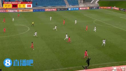 90分钟战报-木塔力甫零度角破门阳敏杰送点 中国U20男足1-1韩国