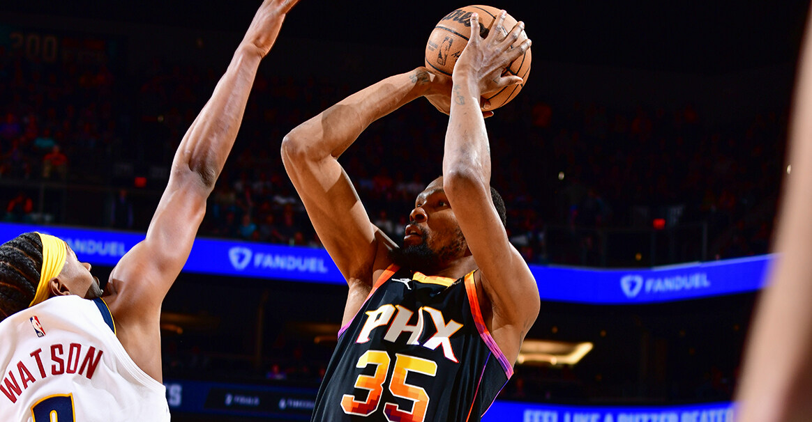 杜兰特半场砍11 5助太阳保持领先