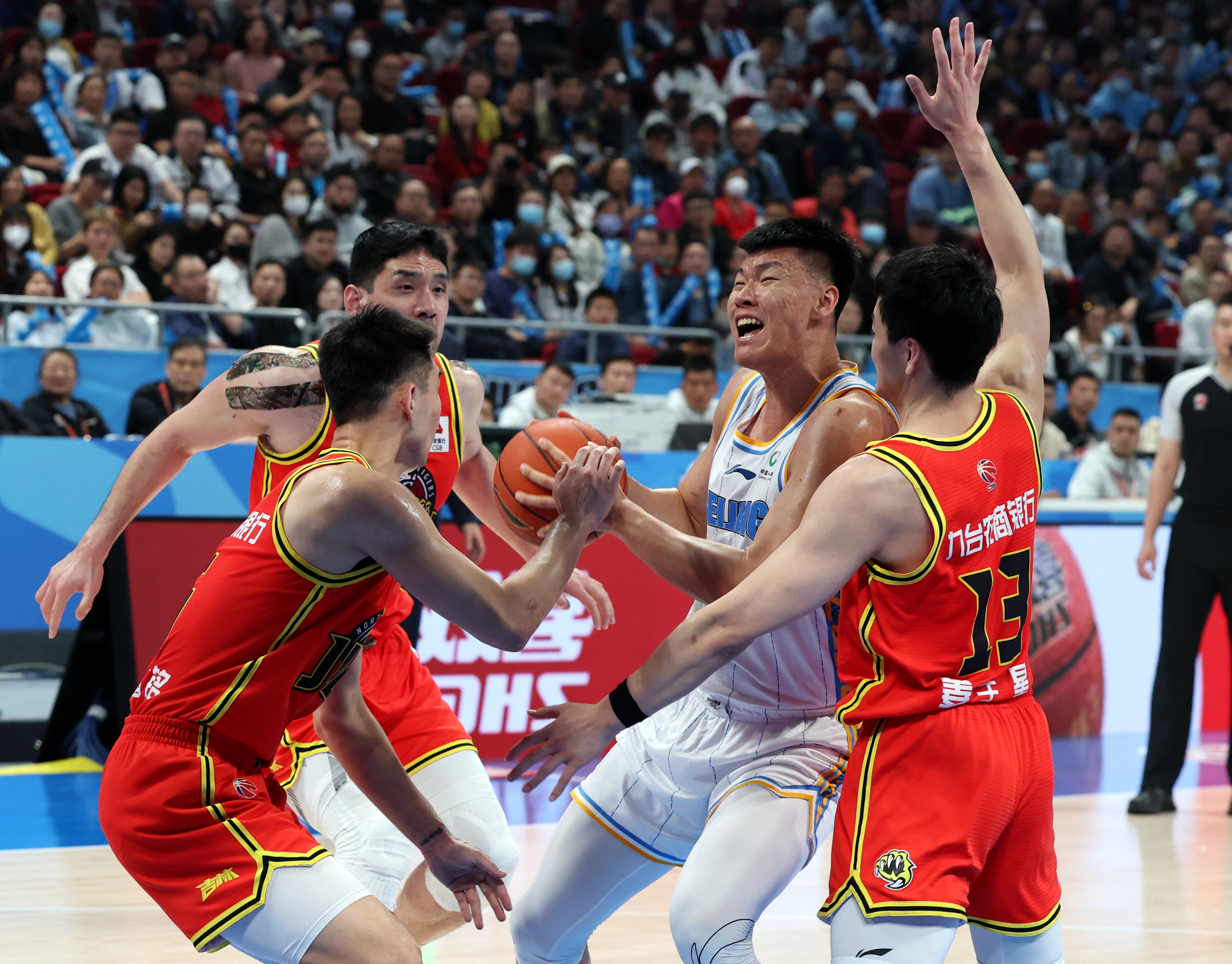 （体育）篮球——CBA季后赛：北京首钢胜吉林九台农商银行