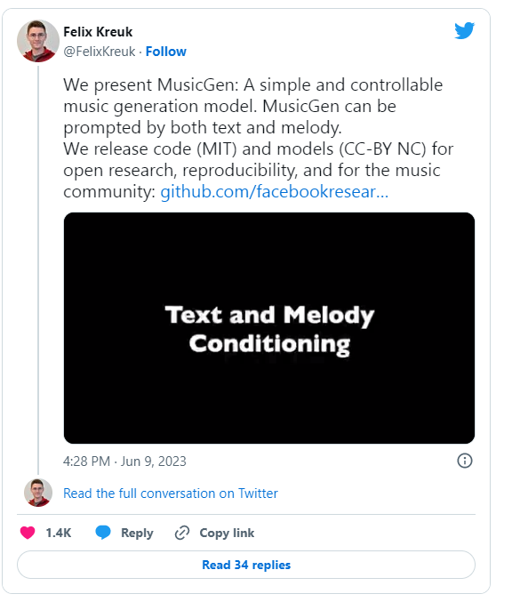 字体在线生成器字体吧(文字生成音乐！Meta刚刚发布了“音乐界的ChatGPT”，还是“开源的”！)