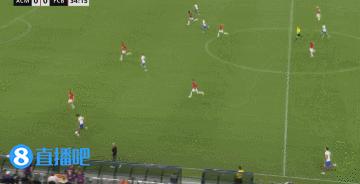 半场-孔德低射中框莱奥一条龙射门被扑 AC米兰暂0-0巴塞罗那
