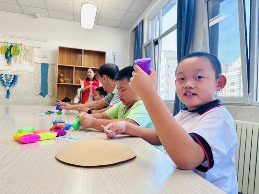 淄博淄川区实验幼儿园开展志愿服务活动