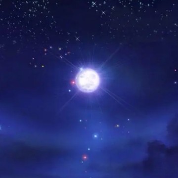 为星星点灯的月亮