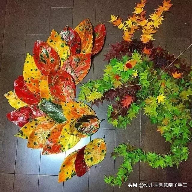 叶子做的手工图片，手工漂亮的拼叶子图（我为你整理了这份树叶手工大全）