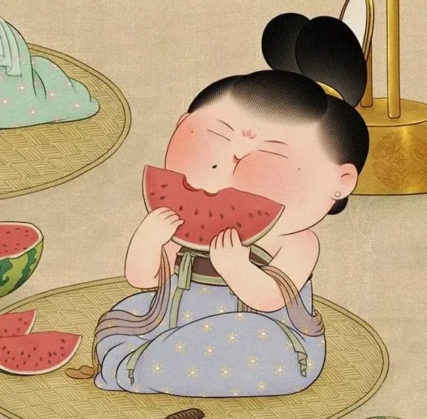 又胖又萌又可爱的图片，胖胖可爱的呆萌情侣头像微信（把千寻、周迅画成圆脸美人）