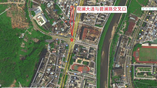 深圳限行摄像头分布图最新，深圳限行路段明细图（深圳市龙华区观澜街道限外摄像头分布图）