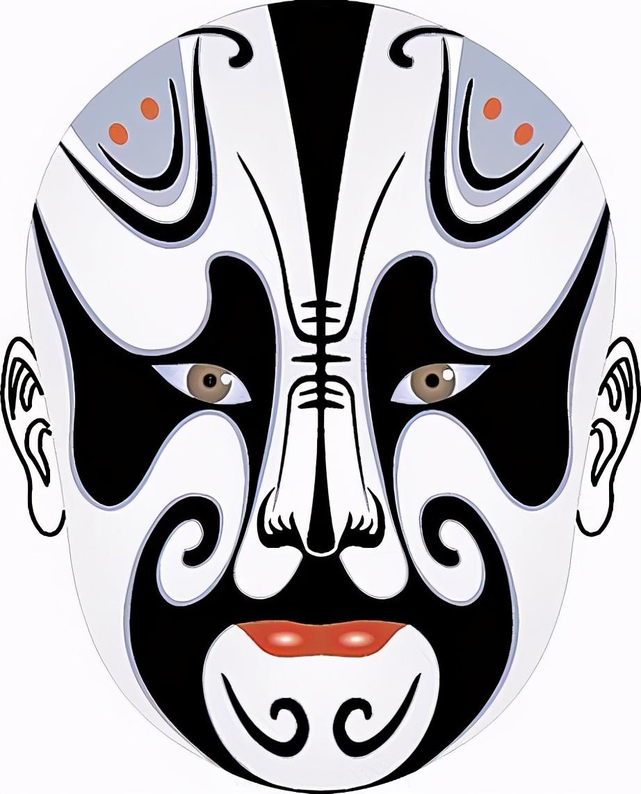 夏侯渊京剧脸谱↑淳于导京剧脸谱不过这肯定不是北京大妈所了解的"