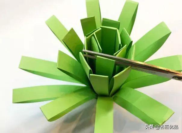 教师节礼物折纸手工花，手工折纸教程（教师节创意手工：一张纸）