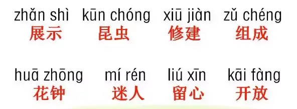 带有子的四字词语，带有之子字的四字词语（部编三年级语文下册各单元听写的词语+知识点）