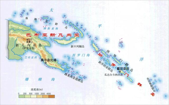 澳大利亚轮廓图，澳大利亚地图缩小版（全套高清地图之大洋洲各国）