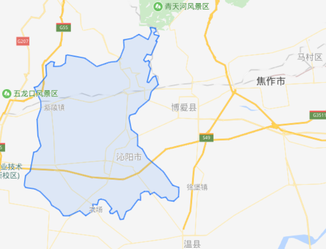 沁阳市属于哪个市，河南省沁阳市归哪个市（因为一条河而得名）