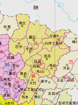 达县属于哪个市，达县属于哪个省哪个市（宕渠、巴渠、通州、通川、绥定）