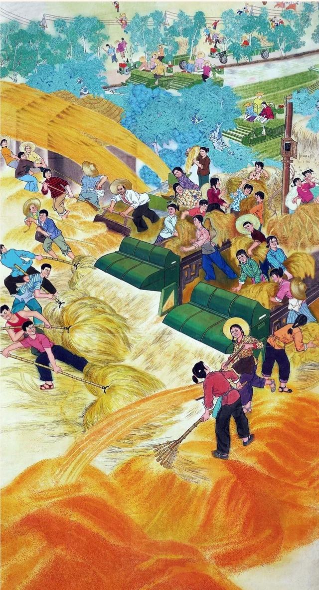 建国七十周年画，建国70周年（20张70年代怀旧挂画欣赏）