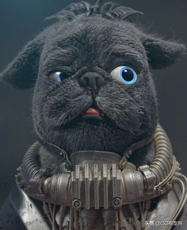 pxd，微信头像，pxd（201812期CG模型网作品展）