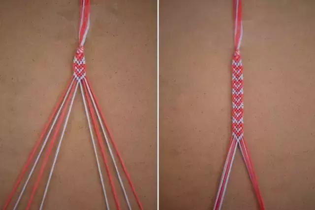 手链编织，手链编织教程 红绳 简单易学（毛线手链编织教程，一定要学会）