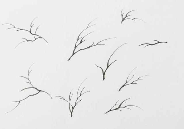 画柳树的画法，山水画中柳树的画法
