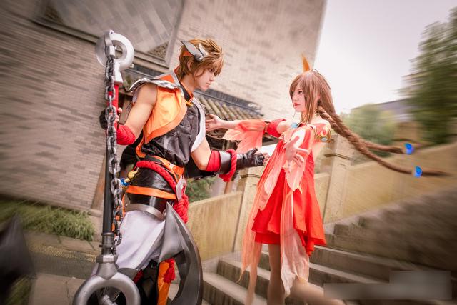 王者大乔动漫图片，大乔的动漫图片（三组不错的国产游戏《王者荣耀》角色“大乔”COSPLAY作品欣赏）