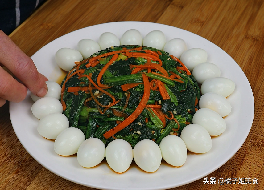 圖片[7]-鵪鶉蛋菠菜涼拌菜 清香不膩 清新爽口不上火-起舞食譜網