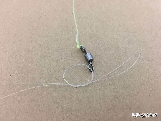 子线与八字环的绑法，主线与八字环的绑法图解（子线与八字环的2种连接方式）