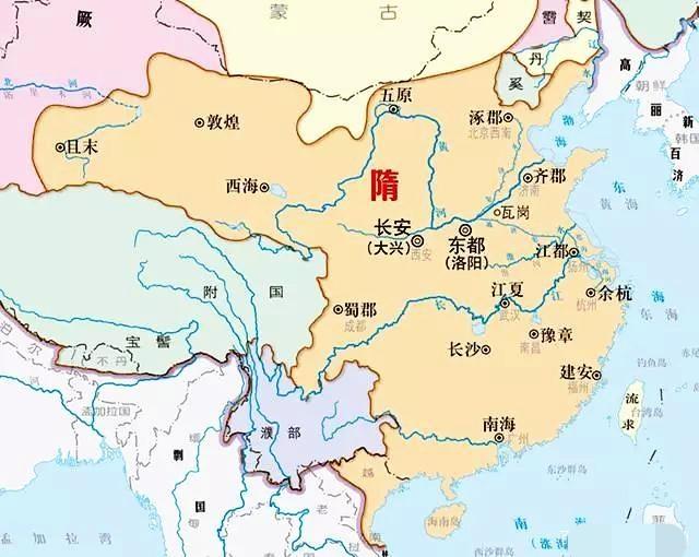 民国历代地图变化，两宋时期国土面积最少