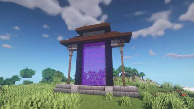 我的世界传送门，我的世界咋做传送门（这样帅气的传送门才符合高玩的身份）